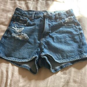 American eagle strived Jean shorts, size 0